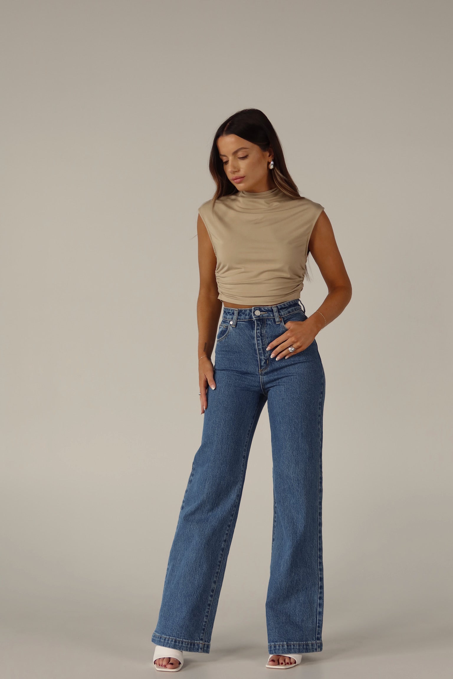 Ciara Mock Neck Tank
