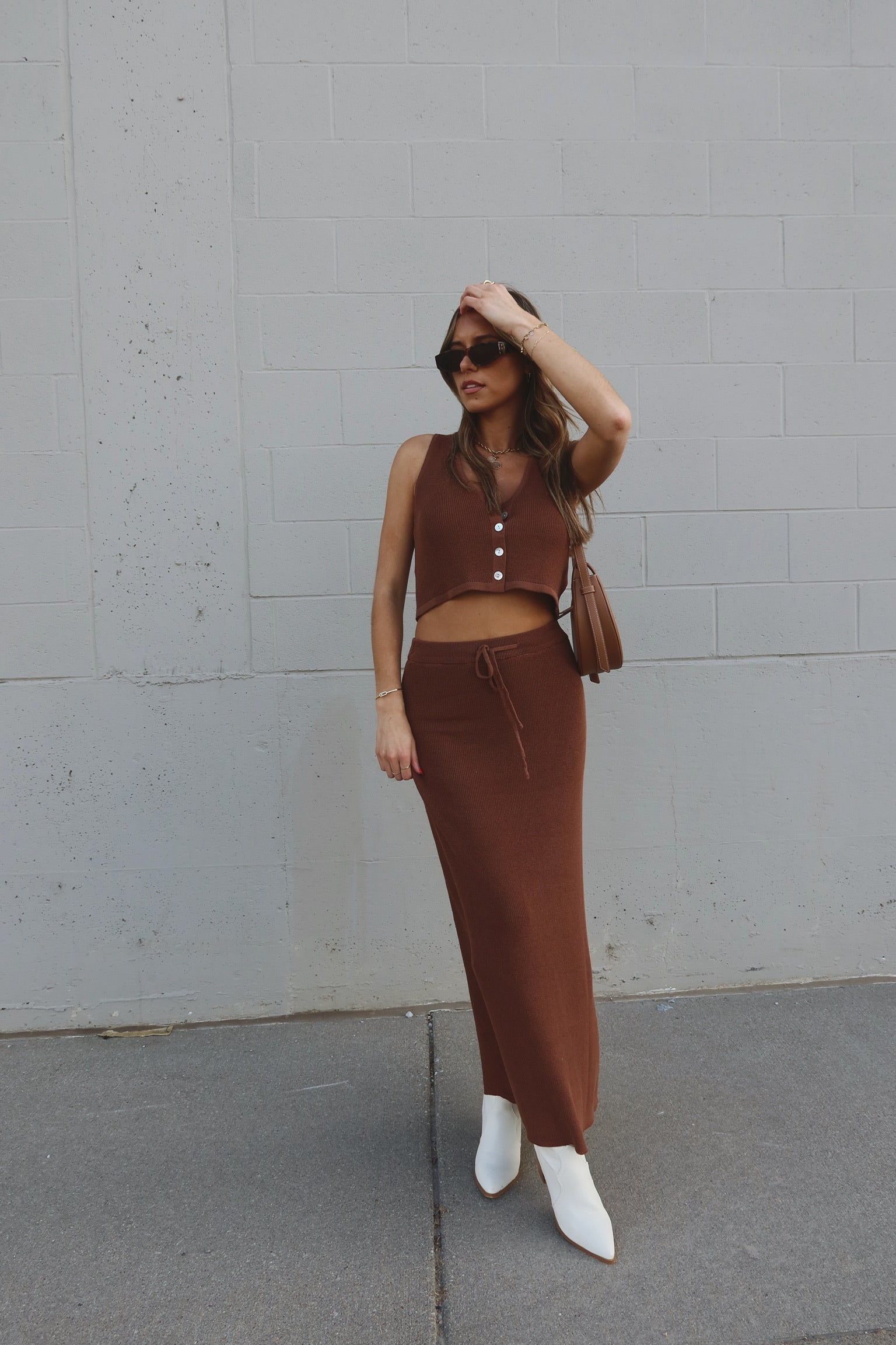 Janina Knit Midi Set