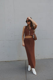 Janina Knit Midi Set