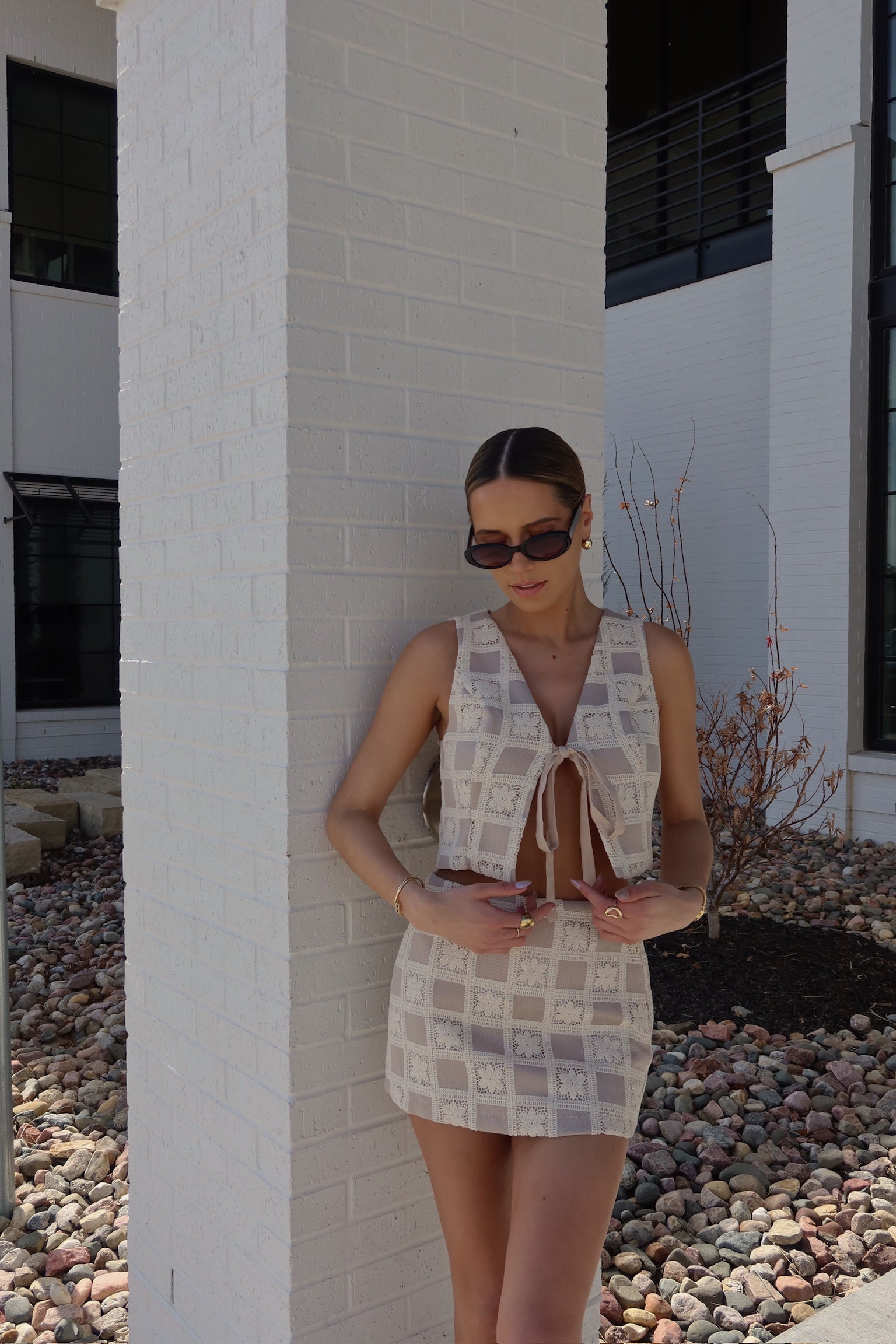 Lucia Patchwork Mini Skirt