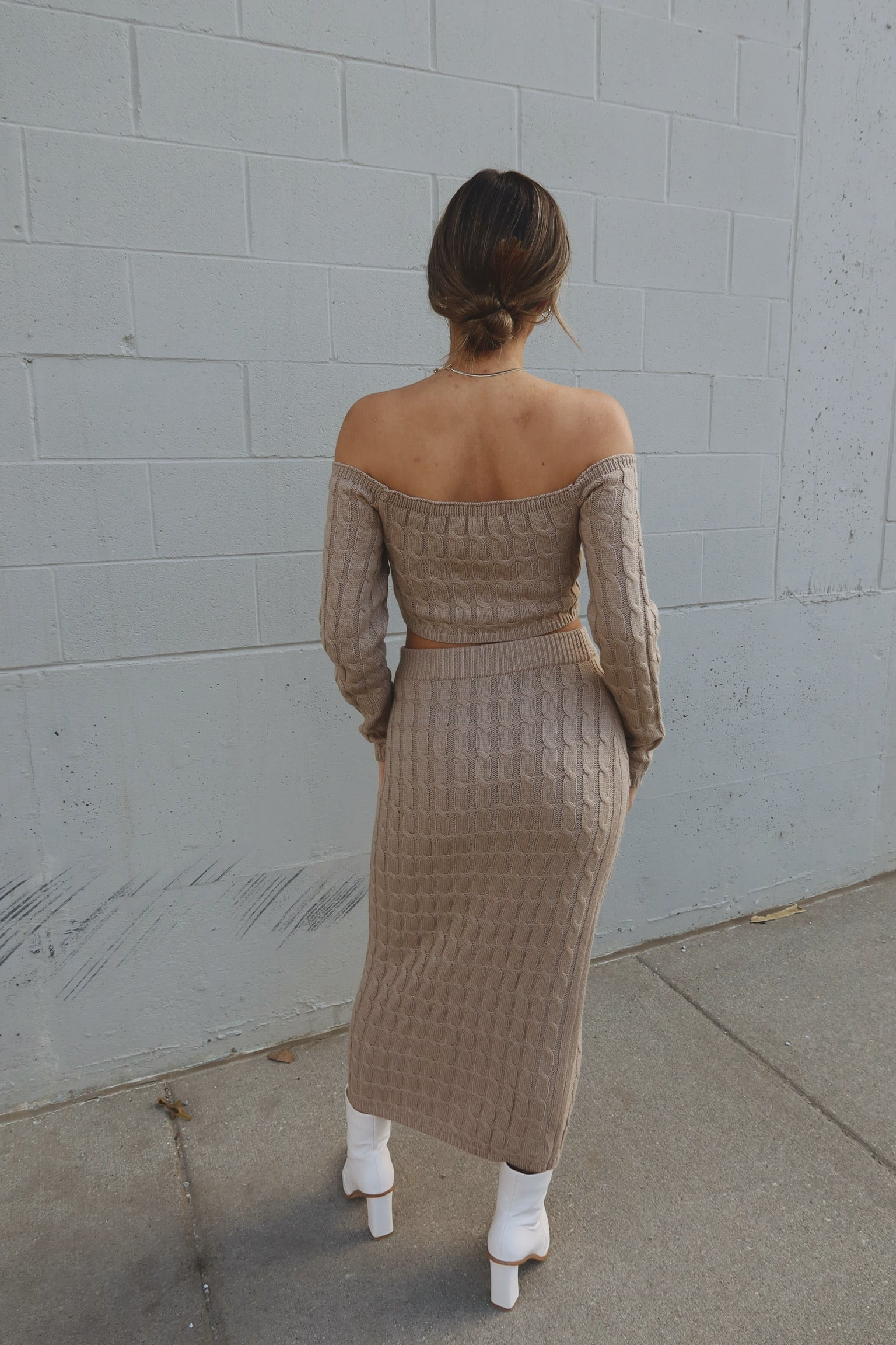 Chloe Knit Midi Set