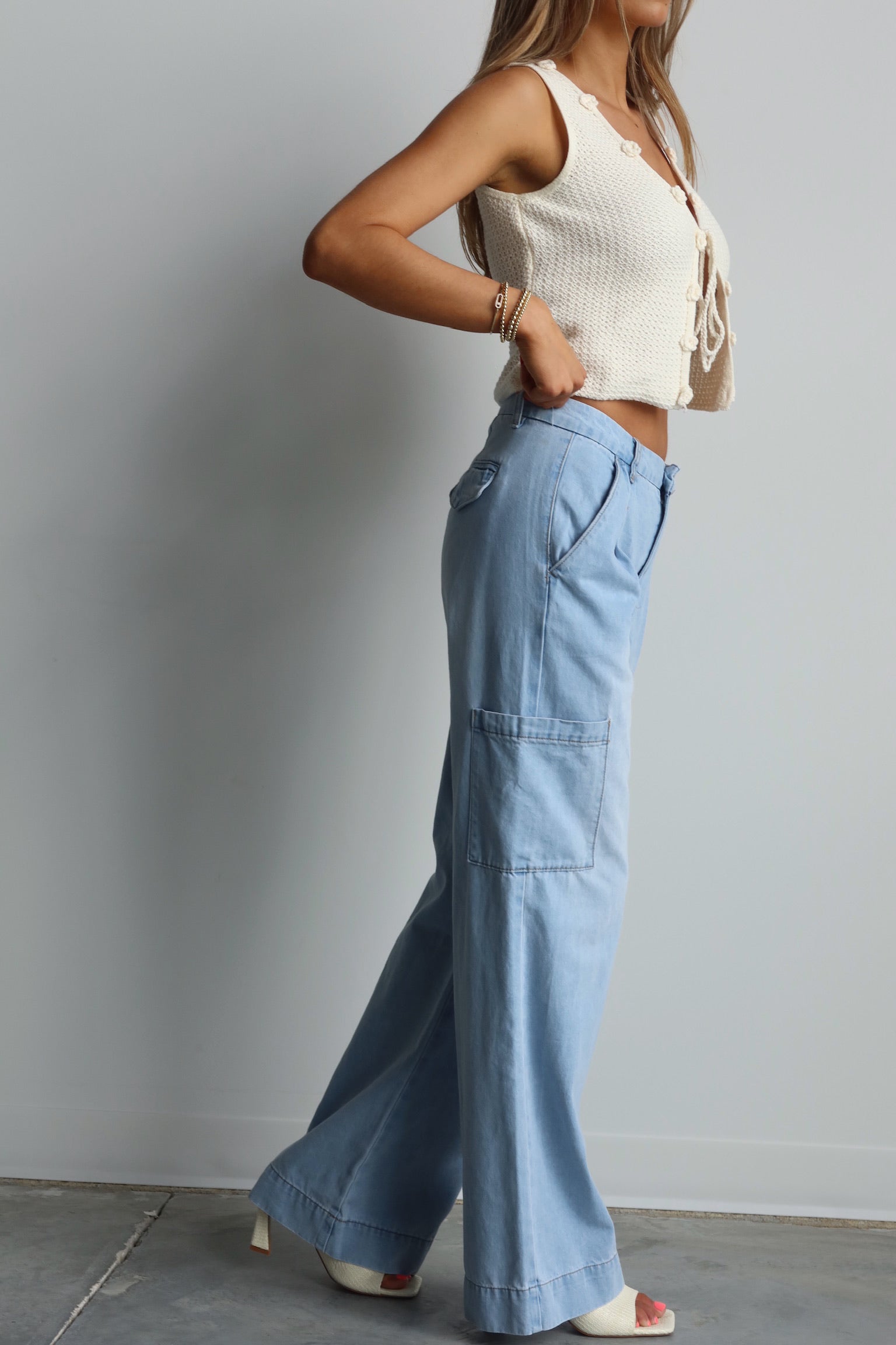 Mira Chambray Trouser