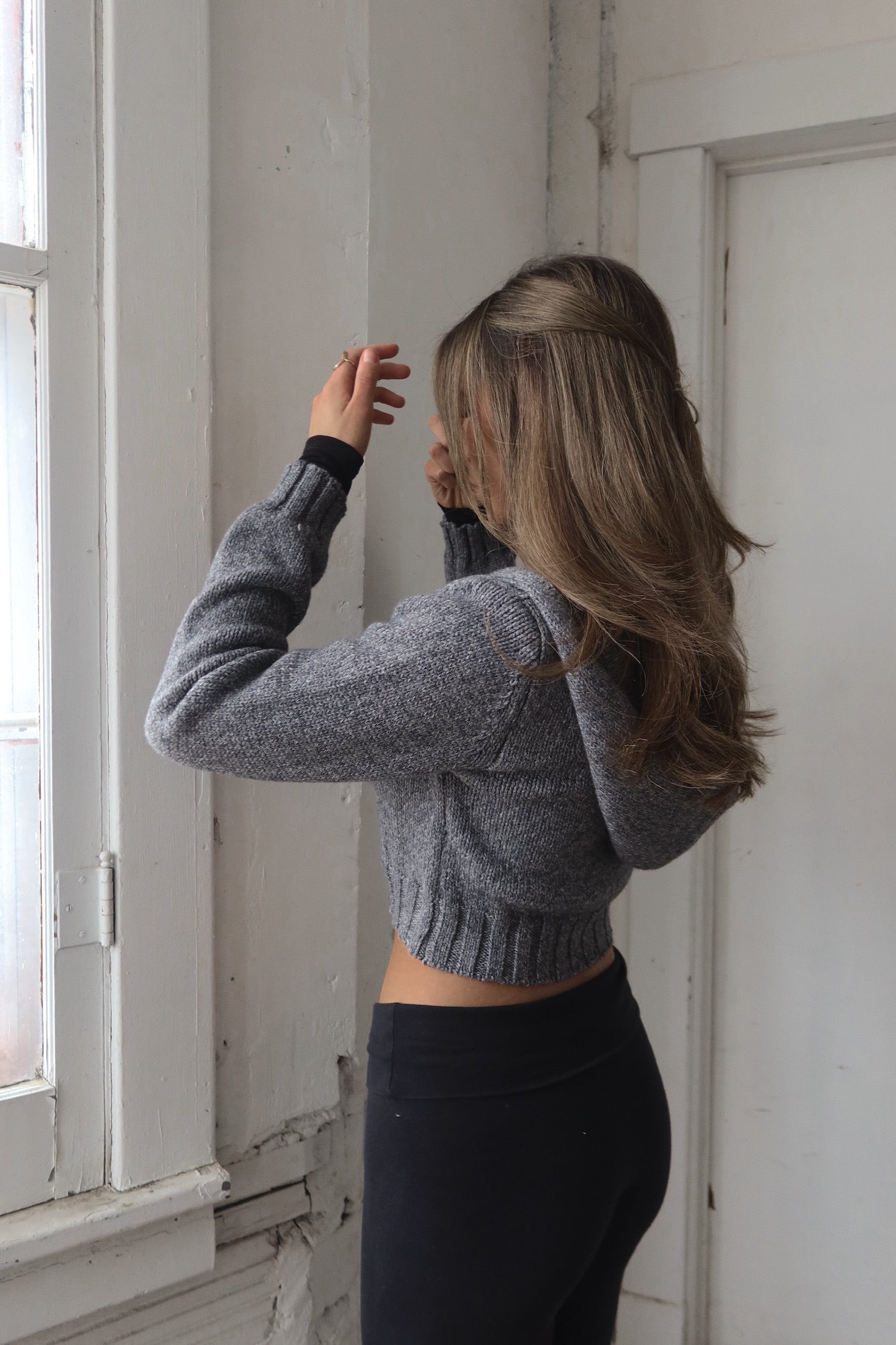Gio Hooded Crop Zip Up