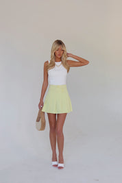 Klaire Ribbed Top In White