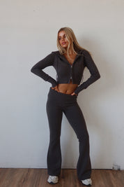 Hayden Knit Zip Up Set