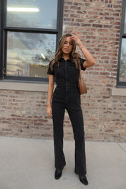 RESTOCKED: Chelsey Denim Jumpsuit
