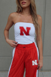 Nebraska Tube Top In White