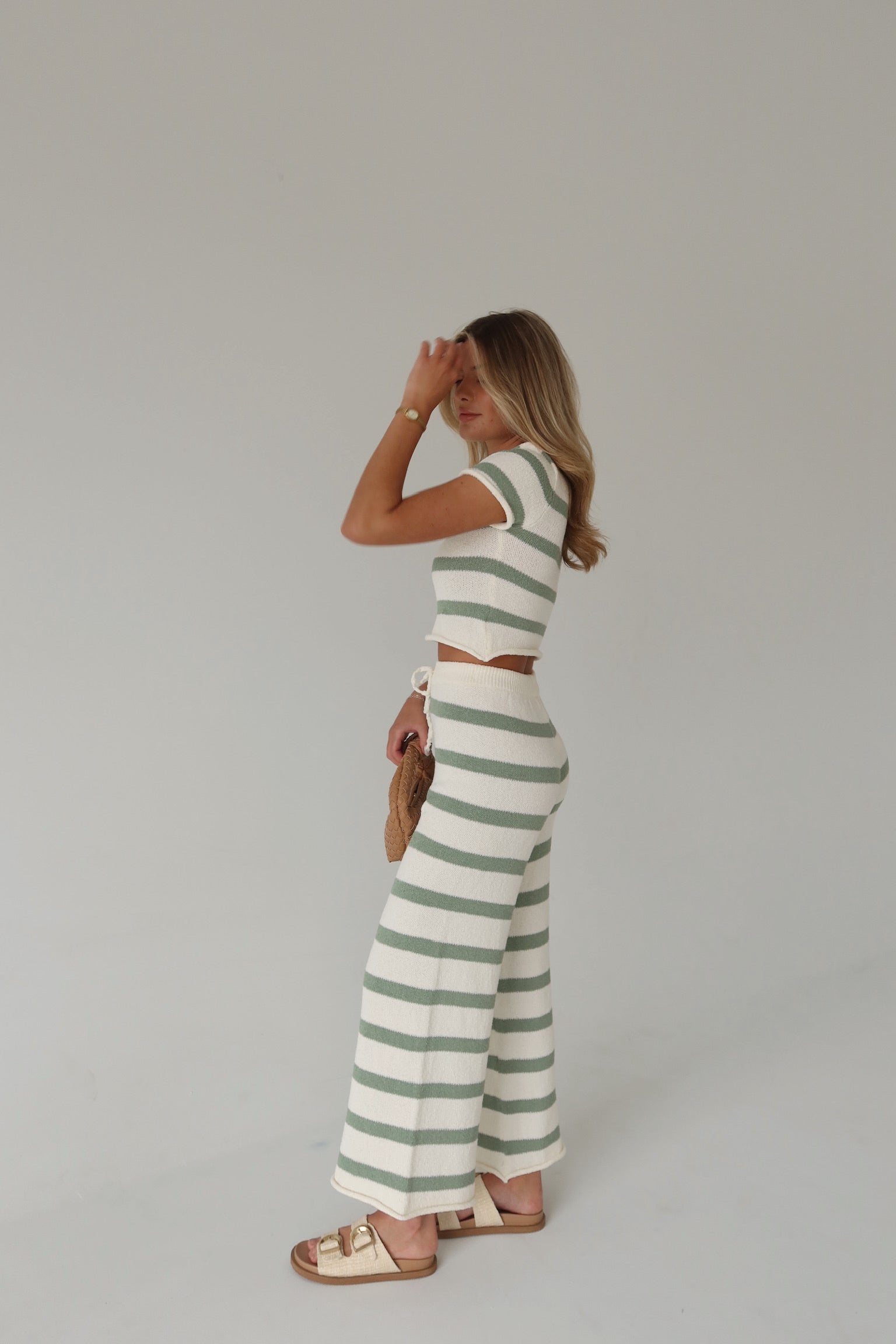 RESTOCKED :Riley Stripe Short Sleeve Top