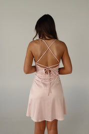 Kelsea Satin Bustier Mini Dress