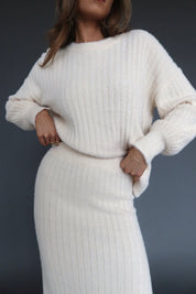 Andie Ribbed Long Sleeve Knit Top