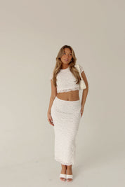 Naomi Floral Textured Top