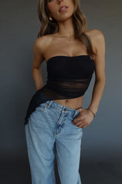 RESTOCKED: Macy Mesh Tube Top