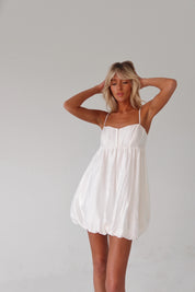 Gingham Bubble Hem Mini Dress