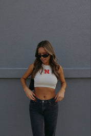 Embroidered Nebraska Tank