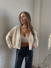 Molly Cropped Cardigan Set