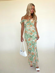 SALE :Carina Floral Midi Dress