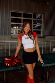 Nebraska Homerun Tee In Red