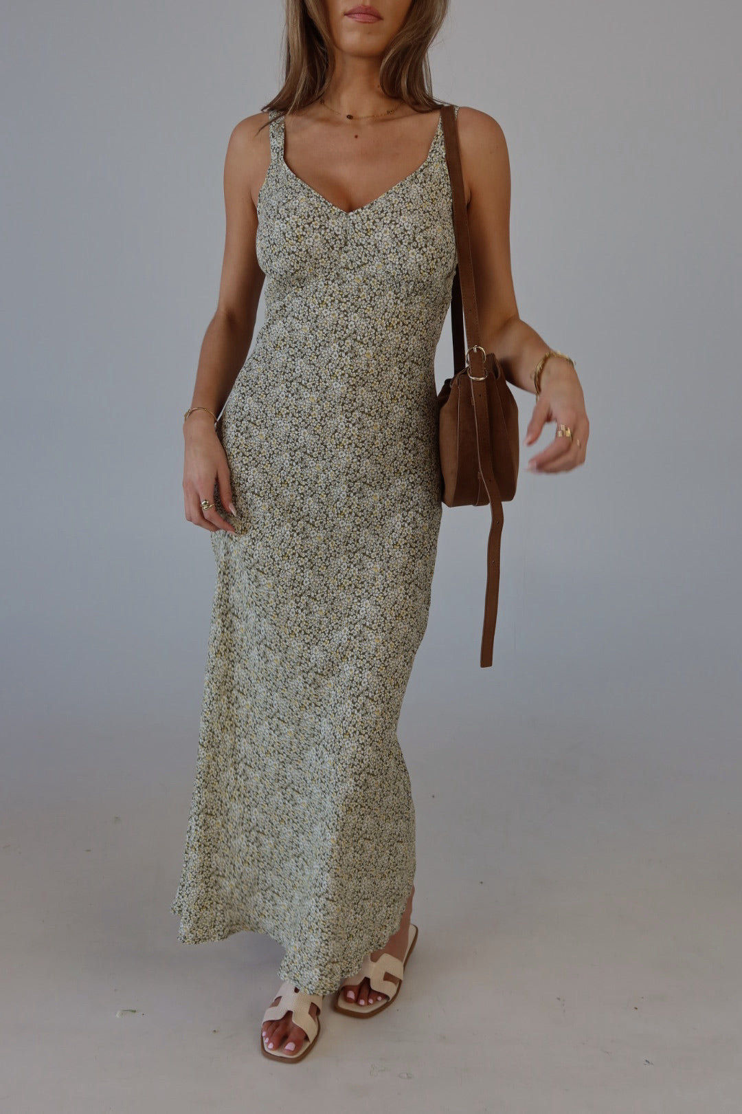 Dahlia Floral Midi Dress
