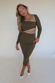 Livia Cut Out Midi Dress