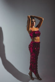 RESTOCKED :Syd Sequin Midi Skirt