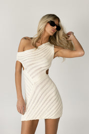 Mollie One Shoulder Knit Dress