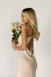 Amberlyn Midi Satin Dress