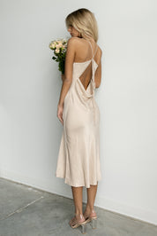 Amberlyn Midi Satin Dress