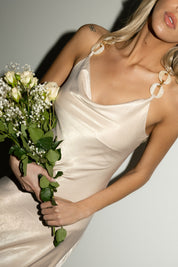 Amberlyn Midi Satin Dress