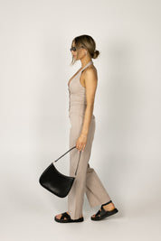 Maribel Stripe Halter Jumpsuit