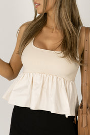 Raina Peplum Top