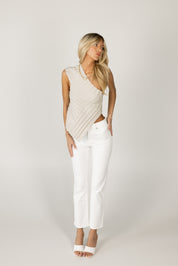 Taylor One Shoulder Asymmetrical Hem Top