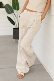 Capri Linen Pant