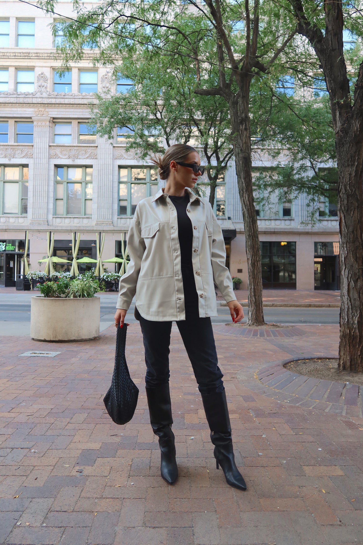 Rachelle Faux Leather Jacket