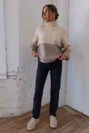 Candice Color-Block Sweater