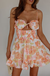RESTOCKED :Haliee Floral Mini Dress