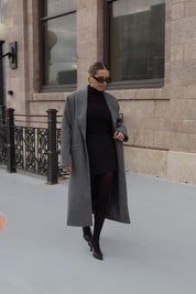 SALE :Drew Trench Coat in Grey