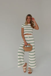 RESTOCKED :Riley Stripe Short Sleeve Top