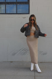 Chloe Knit Midi Set