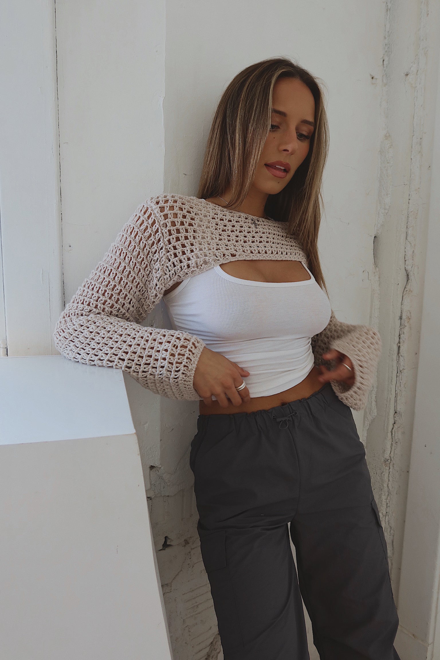 Crochet Bolero Long Sleeve