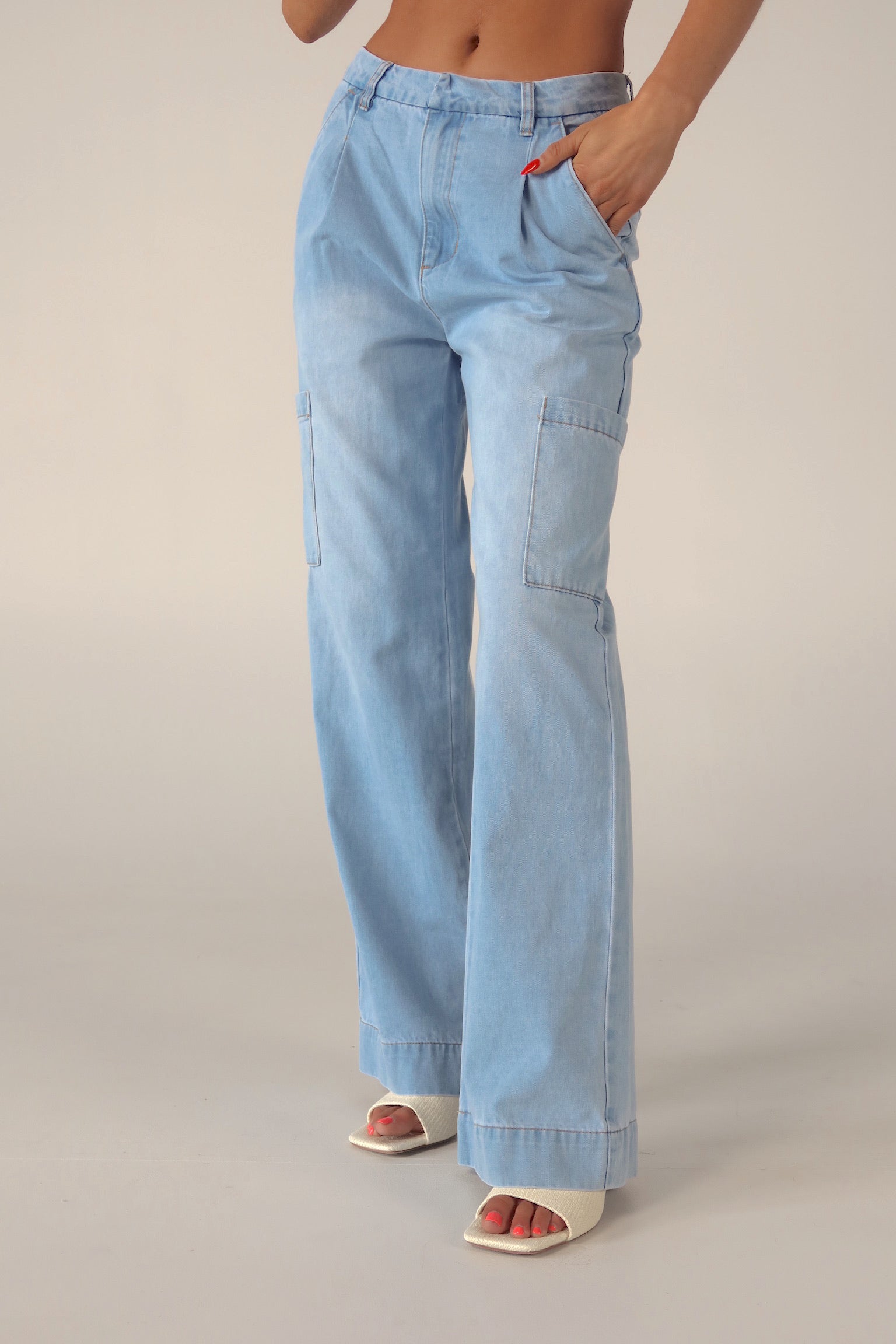 Mira Chambray Trouser