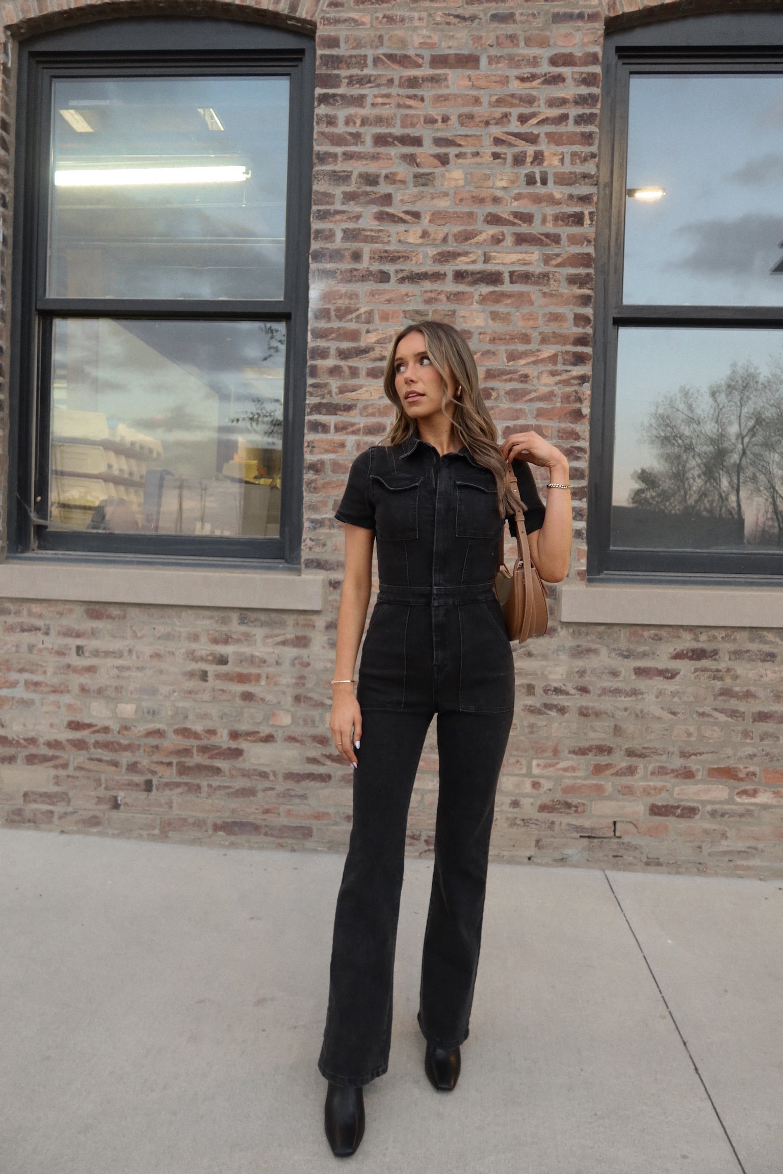 RESTOCKED: Chelsey Denim Jumpsuit