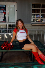 Nebraska Homerun Tee In Red