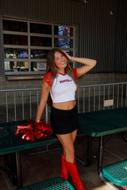 Nebraska Homerun Tee In Red