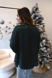 Emerald Satin Top Set