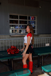 Nebraska Homerun Tee In Red