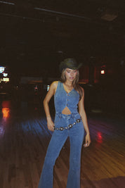 Lainey Bootcut Denim Jumpsuit