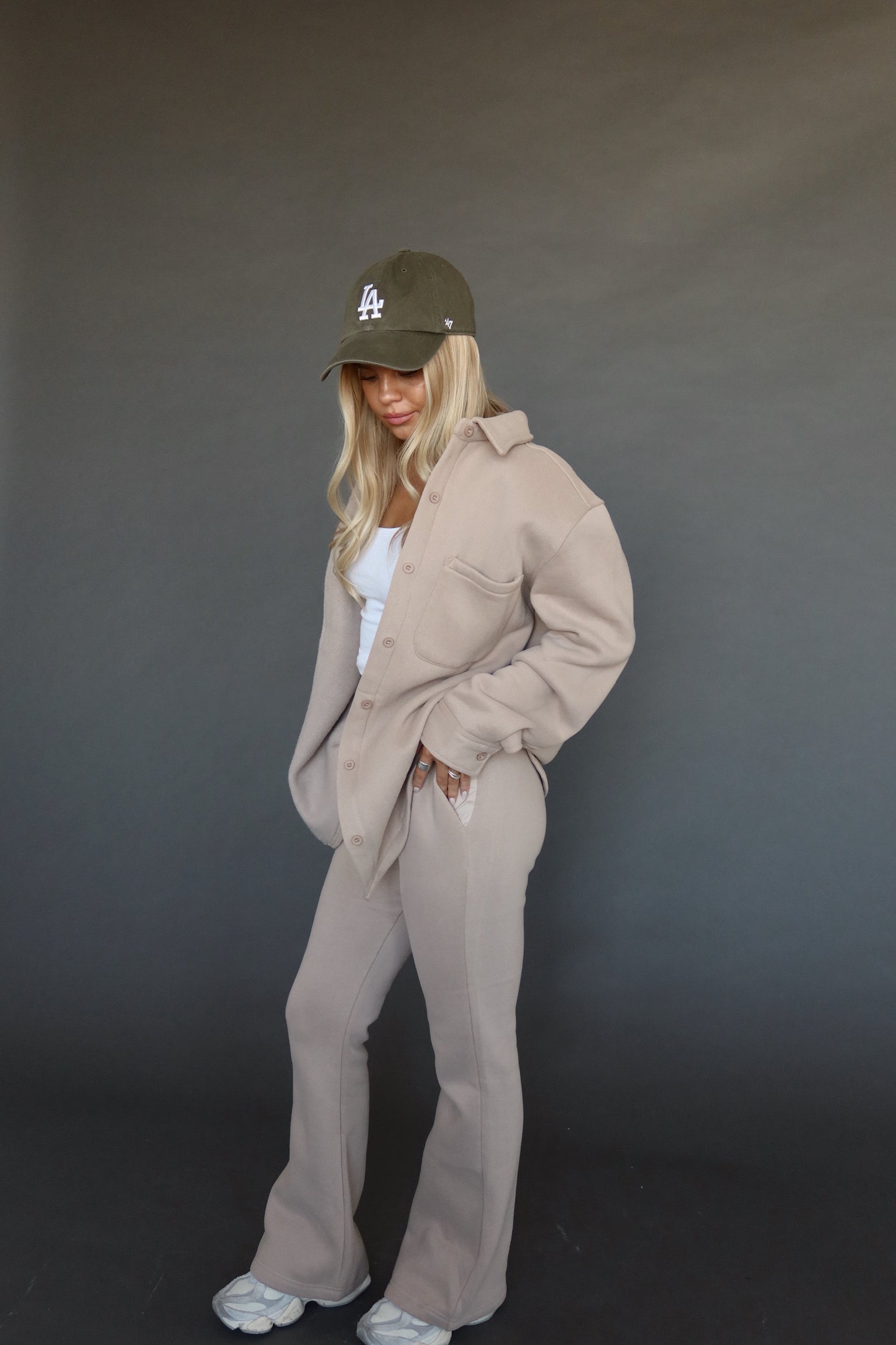 RESTOCKED: Essential Fleece Flare Sweat Pants