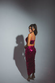 RESTOCKED :Syd Sequin Midi Skirt