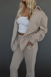 RESTOCKED: Essential Fleece Flare Sweat Pants