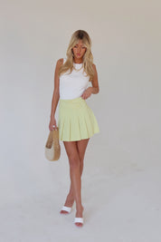 Klaire Ribbed Top In White